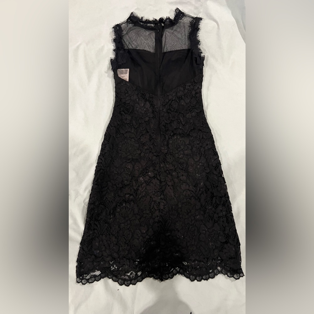 Speechless Black Lace with Mesh Dress Size 1 - Picture 4 of 5
